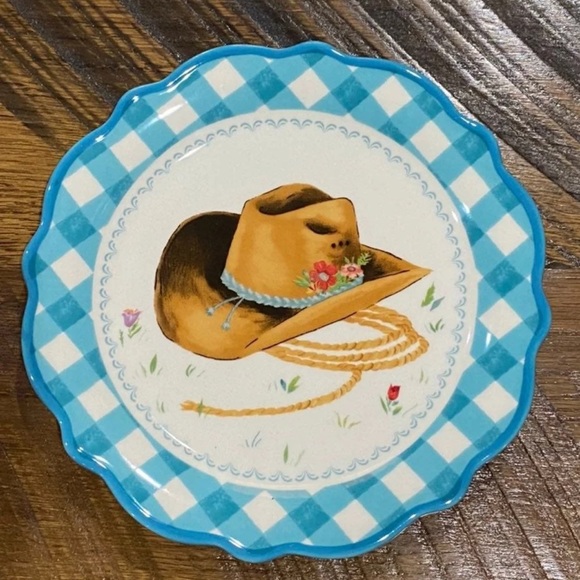 BN Pioneer Woman appetizer plates pig cow hat chicken - Picture 4 of 5